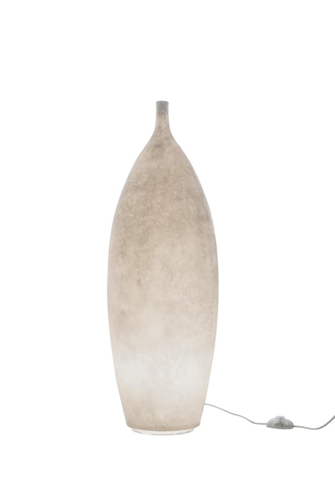 Lampada Da Pavimento Tank 2 In-Es Artdesign Collezione Luna Colore Bianco Dimensione 92 Cm Diam. 29 Cm